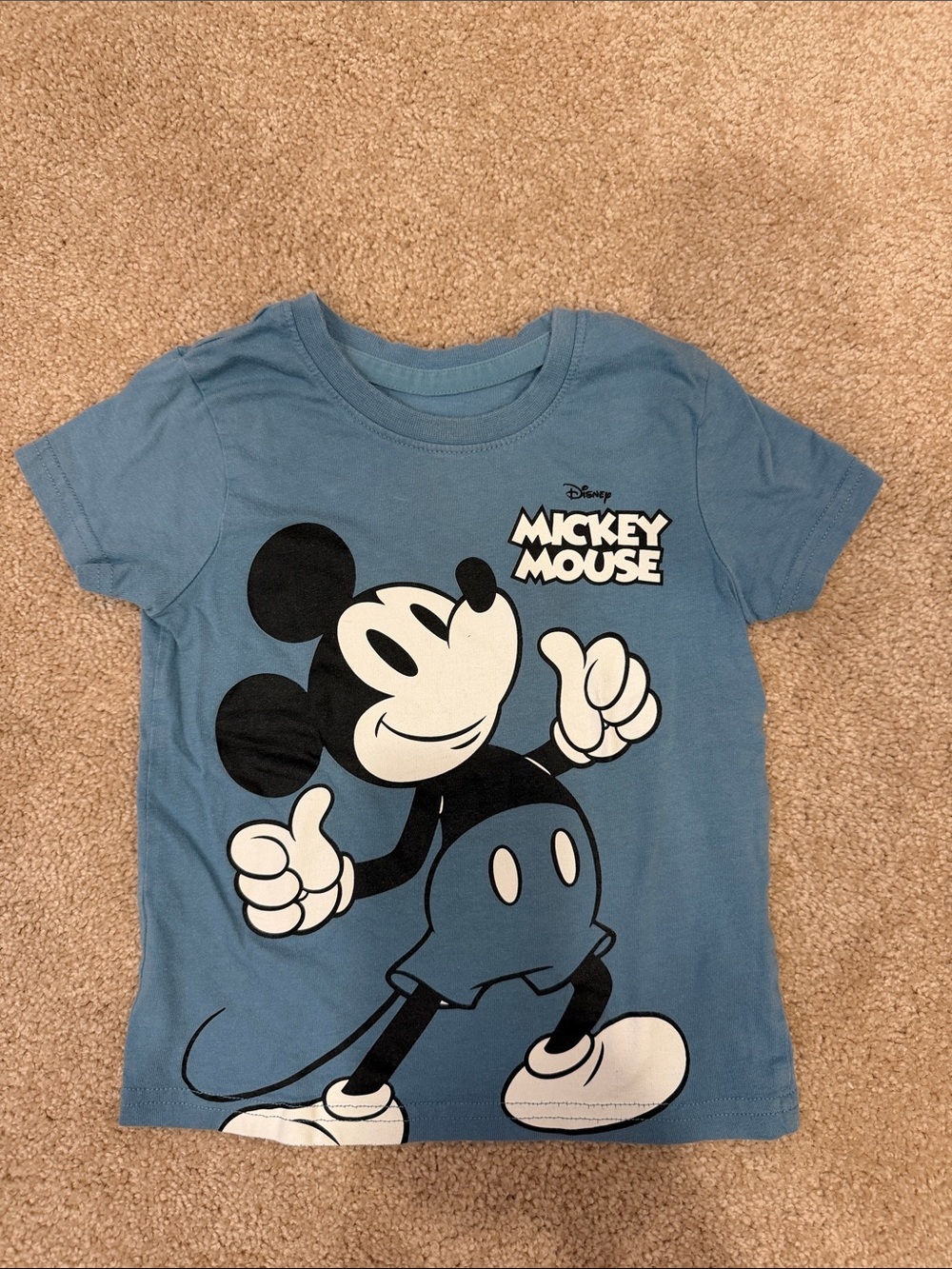 Disney Blue Mickey Mouse Graphic Tee